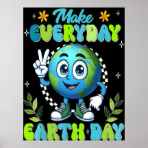 Mooie poster op Earth Day 2026