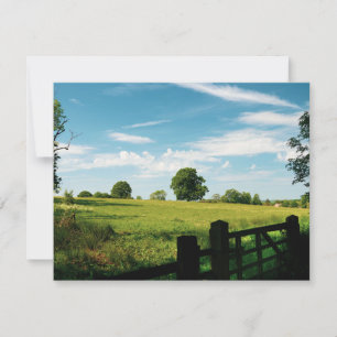 Mooie poster van landschap op het platteland