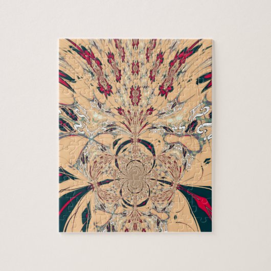 Mooie, prachtige architecturen met kunstdesign legpuzzel (Verticaal)