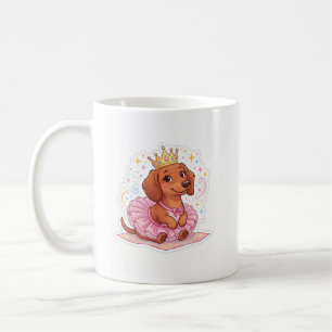 Mooie Prinses Dachshund Eigen Naam Mooie Meisje T- Koffiemok