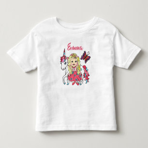 Mooie Prinses en Eenhoorn Persoonlijke T-shirt