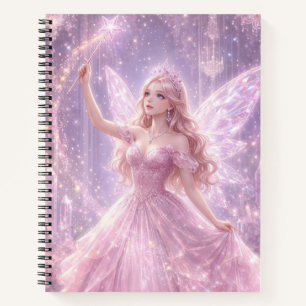 Mooie prinses grafiekpapier notitieboek