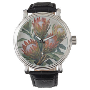 Mooie Protea Bloemen uit Zuid-Afrika Horloge
