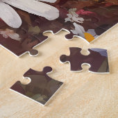 Mooie Puffin in Daisy Field Legpuzzel (Zijkant)