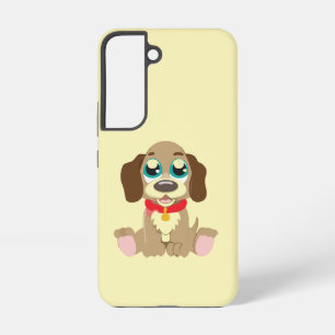Mooie Pup Met Mooie Ogen Samsung Galaxy Hoesje
