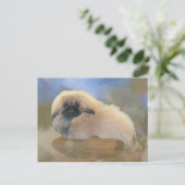 Mooie Puppy Briefkaart (Staand voorkant)