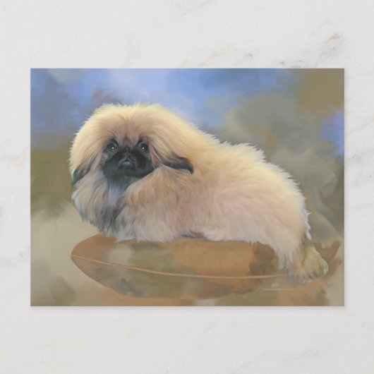 Mooie Puppy Briefkaart (Voorkant)