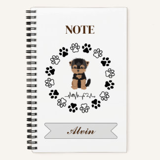 Mooie puppy - Spiraal Notebook Notitieboek