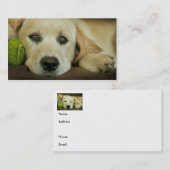 Mooie puppy visitekaartje (Voorkant / Achterkant)