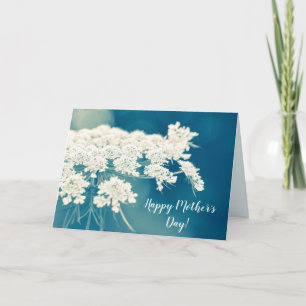 Mooie Queen Anne's Lace bloemen Kaart