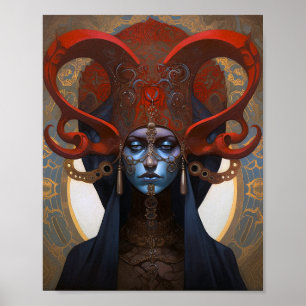 Mooie Queen Fantasy Art Poster