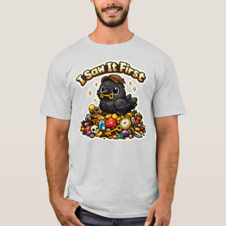 Mooie Raaf Schat Verzamelende Sticker | Grappige R T-shirt