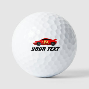 Mooie raceauto-golfbal voor kinder-mini-golf golfballen