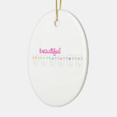 Mooie races keramisch ornament (Links)