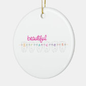 Mooie races keramisch ornament (Links)