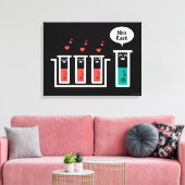 Mooie rack canvas afdruk (Insitu (Woonkamer))