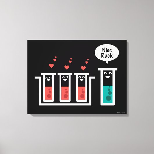 Mooie rack canvas afdruk (Voorkant)