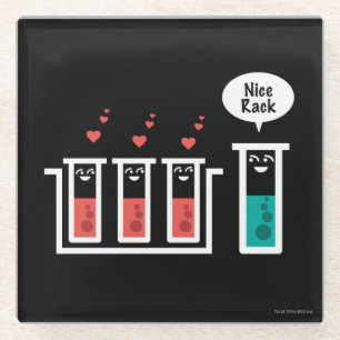 Mooie rack glazen onderzetter