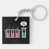 Mooie rack sleutelhanger (Achterkant)