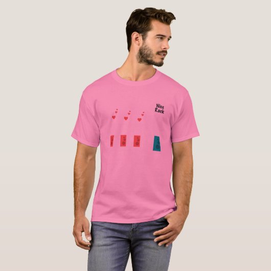 Mooie rack t-shirt (Voorkant volledig)