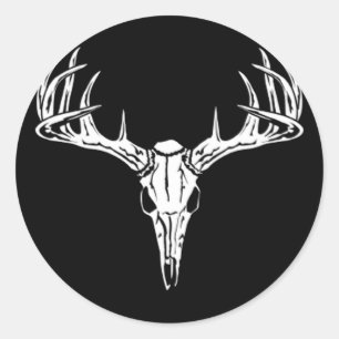 Mooie Rack-Trophy Buck-Deer Rack Ronde Sticker