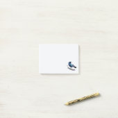 Mooie Raven op een boomtak Post-it® Notes (Op bureau)