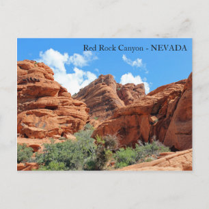 Mooie Red Rock Canyon Briefkaart! Briefkaart