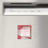 Mooie Red slaat de datum op Magneet (Insitu (Vaatwasser))