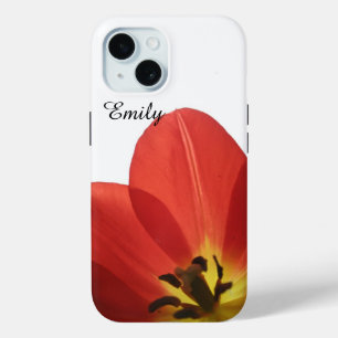 Mooie Red Tulip Aangepaste telefoonkwestie