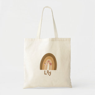 Mooie Regenbogen Vlinders Bohemen Bibliotheek Tote Bag