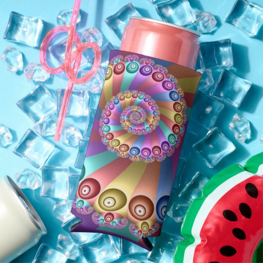 Mooie Regenboog Kleuren Abstracte Fractal Art (Insitu Zomer)