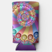 Mooie Regenboog Kleuren Abstracte Fractal Art (Voorkant)