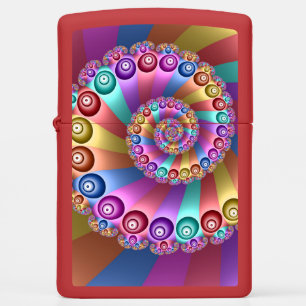 Mooie Regenboog Kleuren Abstracte Fractal Art