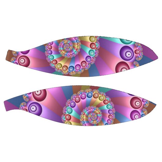 Mooie Regenboog Kleuren Abstracte Fractal Art Basketbal (Panelen)