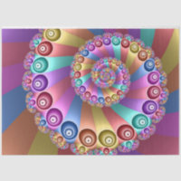 Mooie Regenboog Kleuren Abstracte Fractal Art