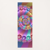 Mooie Regenboog Kleuren Abstracte Fractal Art Yogamat (Voorkant)