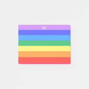 Mooie regenboog post-it® notes
