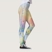 Mooie regenboog Scenary fit Leggings (Rechts)