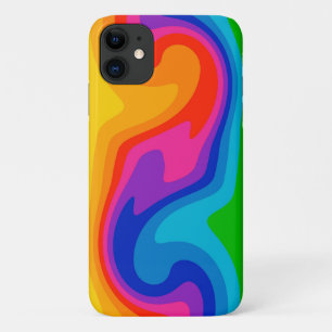 Mooie regenboogkleuren iPhone 11 hoesje