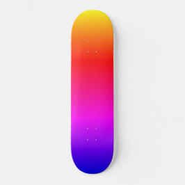 Mooie regenboogkleuren skateboard