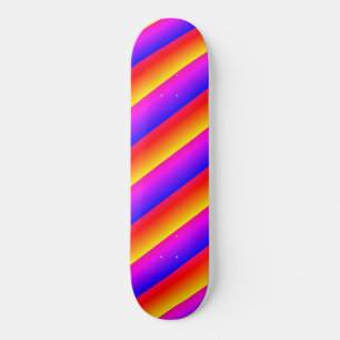 Mooie regenboogkleuren skateboard