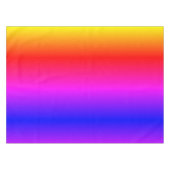Mooie regenboogkleuren tafelkleed (Voorkant (Horizontaal))
