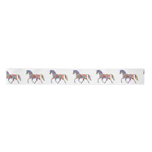 Mooie regenboogkleurpaard Thunder_Cove Lint (Voorkant)