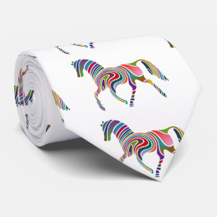 Mooie regenboogkleurpaard Thunder_Cove Stropdas