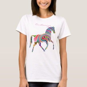 Mooie regenboogkleurpaard Thunder_Cove T-shirt