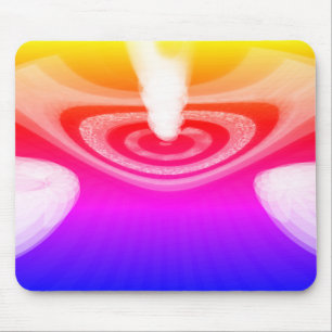 Mooie regenboogkomeet muismat