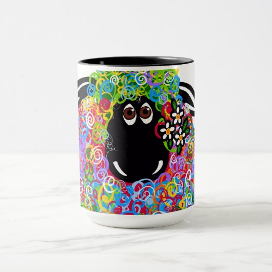 Mooie regenboogschaap van de familie mok (Midden)