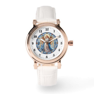 Mooie religieuze Engel liefhebbers Horloge