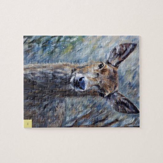Mooie rendierpuzzel legpuzzel (Horizontaal)