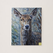 Mooie rendierpuzzel legpuzzel (Verticaal)